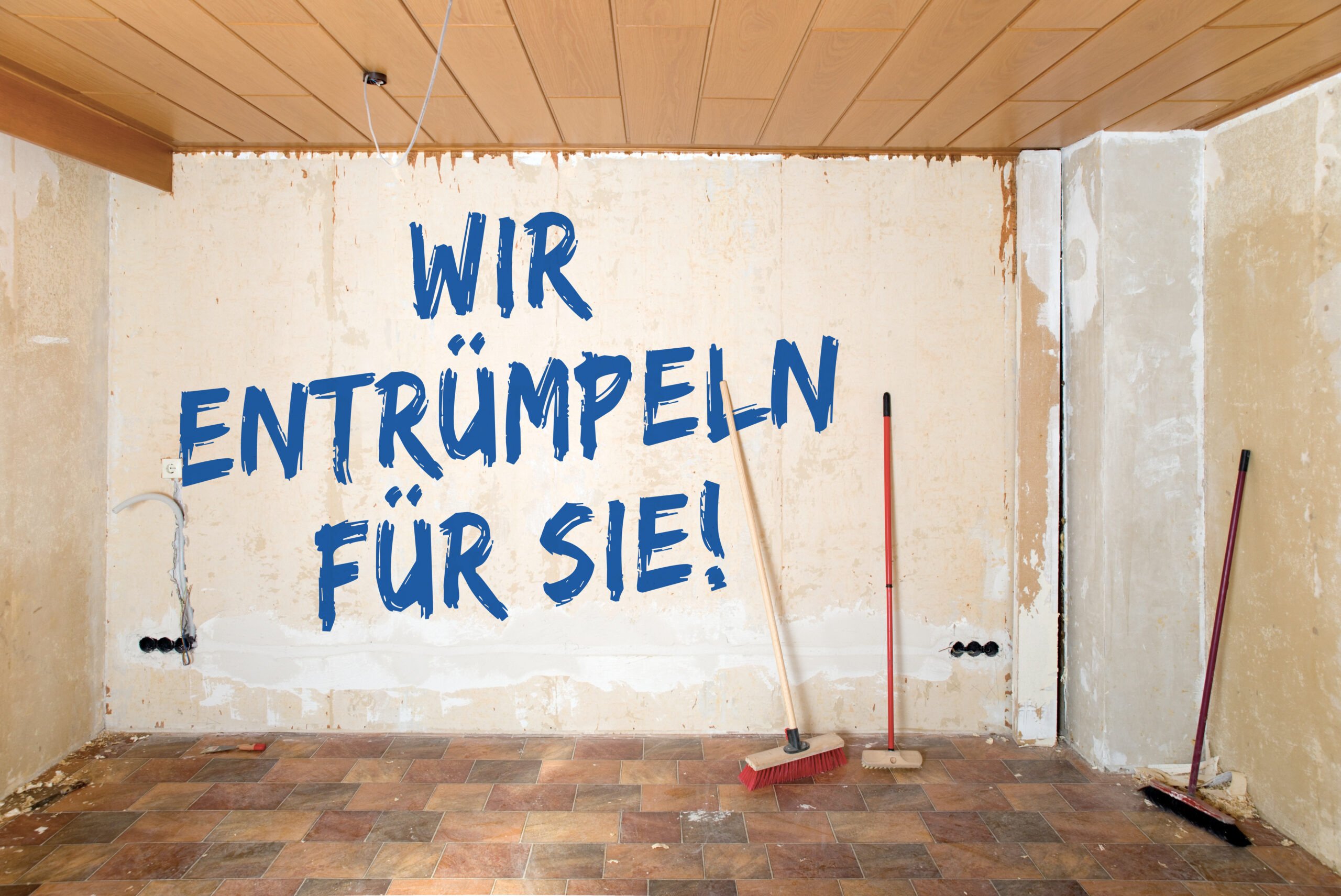 Wir entrümpeln für Sie