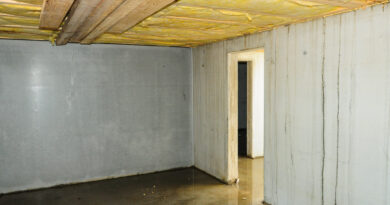 Feuchter fehlerhafter Kellerbau