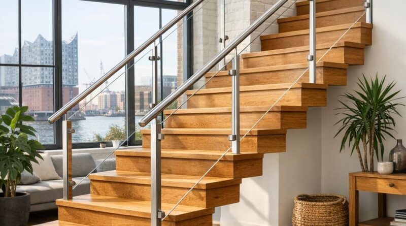 Massgeschneiderte Holztreppen: Wenn Design und Sicherheit Hand in Hand gehen